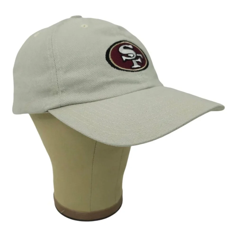 NFL San Francisco 49ers Adjustable Strapback Cap Football Baseball Hat Khaki